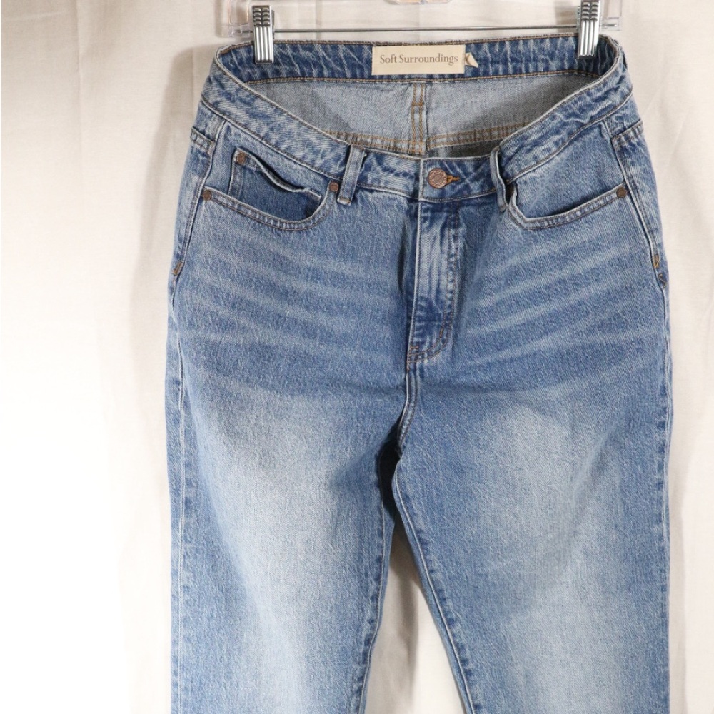 Soft‎ Surroundings Ultimate Denim Vintage Girlfriend Jeans Size 14